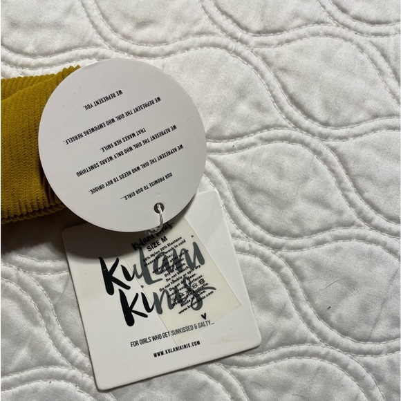 KULANIS KINIS 
Mustard V-Cut Cheeky Bikini Bottom-NWT - Picture 3 of 3